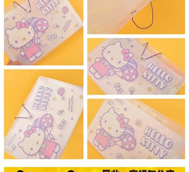 Hello Kitty 風琴文件袋~$9