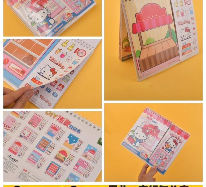 Sanrio DIY造景貼紙本~$15