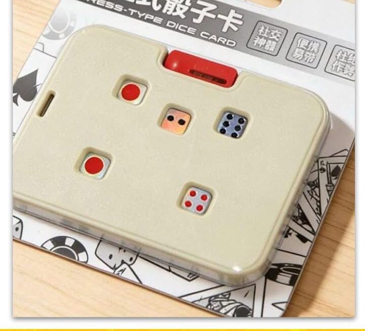 按壓式骰子卡~$10