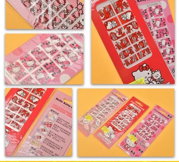 Hello Kitty指甲貼紙套裝 ~$10/款 減價喇~~