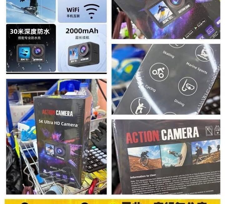 前後雙彩Mon 5K 運動相機 ~$489