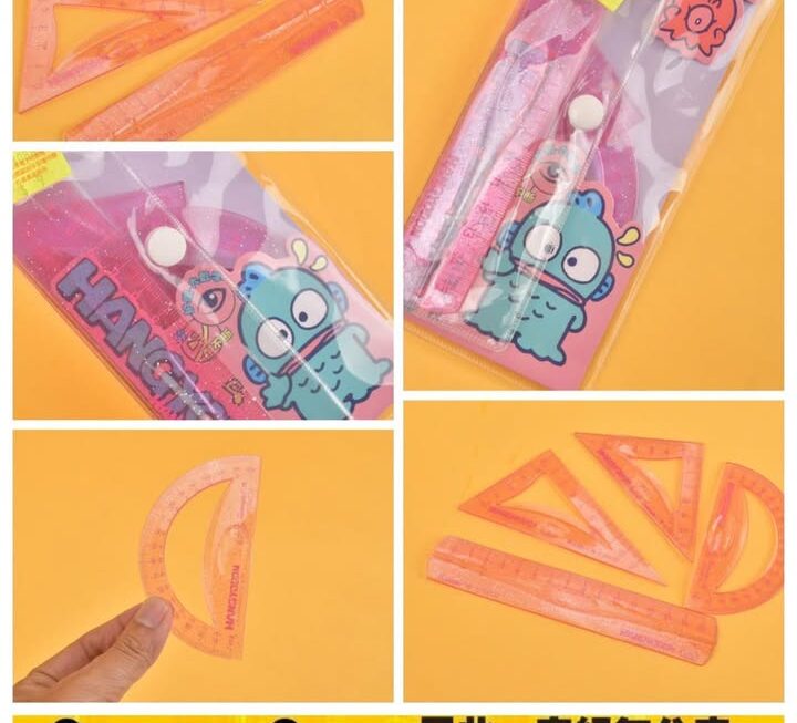Hangyodon尺規套裝~$9