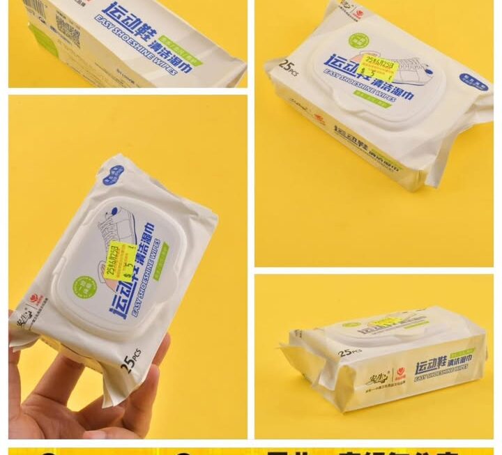 運動鞋抹鞋濕紙巾~$5