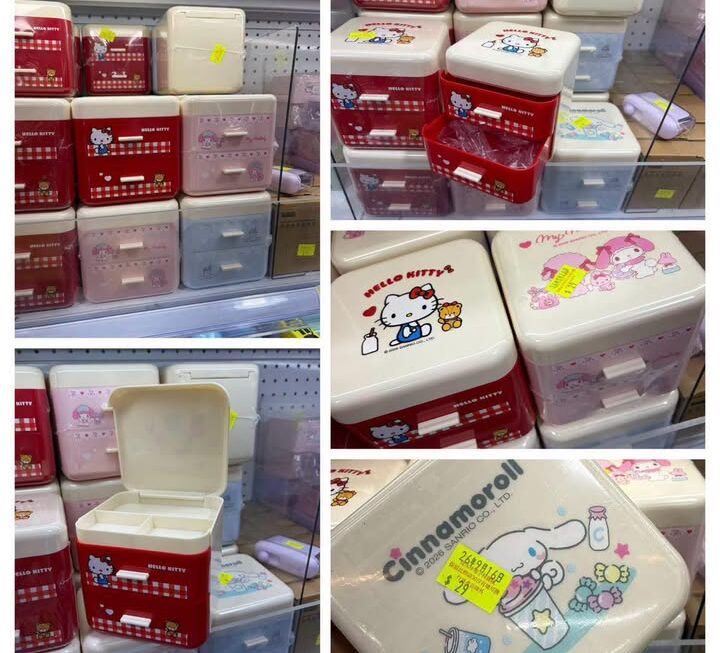 Sanrio 角色主題多功能桌面收納盒 ~$29
